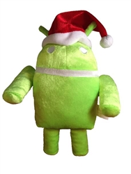 Ganndroid 6" Santa OS Plush by Gann Memorials