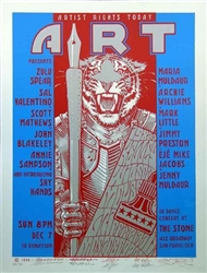 Art Benefit 2 Original Signed Silkscreen - Rick Griffin, Stanley Mouse, Victor Moscoso, Alton Kelley, and Wes Wilson