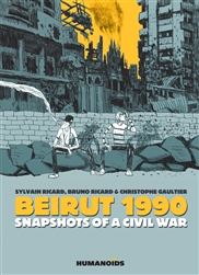 'Beirut 1990: Snapshots of a Civil War' Hardcover Humanoid Novel by Bruno Ricard & Sylvain Ricard