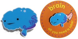 Brain Lapel Pin - all you need is lobe!