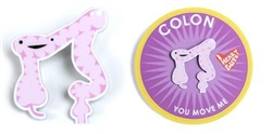 Colon Lapel Pin - You Move Me!