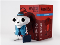 Karoshi San Blue Collar Edition Designer Vinyl Figure by Andrew Bell