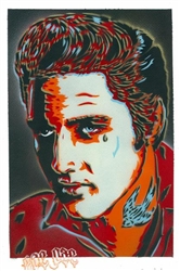 Elvis Presley' Original Painting by artist Jason Adams