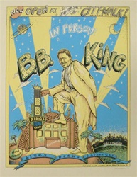 BB King Silkscreen Poster - Emek