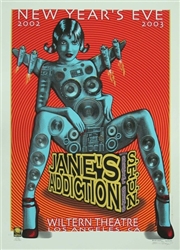 Jane's Addiction Silkscreen Poster - Emek