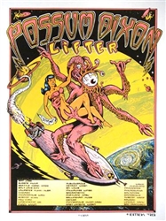 Possum Dixon 1996 Silkscreen Concert Poster - Emek