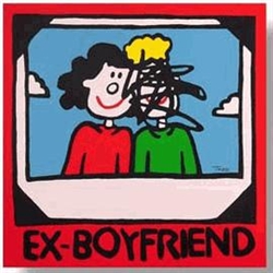 'Ex-Boyfriend' Signed Lithograph by Todd Goldman