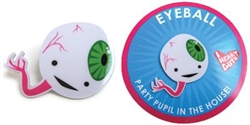 Eyeball Lapel Pin - A Party Pupil In The House