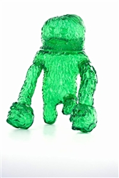 Forest Monsta Clear Green Edition Sofubi Kaiju Vinyl Figure by Waotoyz