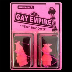 Suckadelic Gay Empire Best Buddies Bert & Ernie Resin Figures Sucklord SDCC 2013