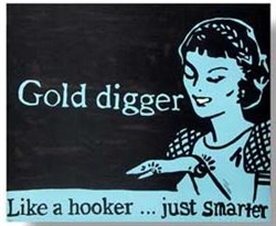 'Golddigger' Lithograph by Todd Goldman