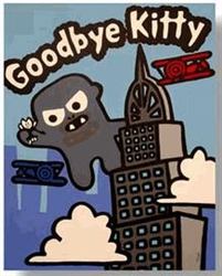 'Goodbye Kitty King Kong' Lithograph by Todd Goldman