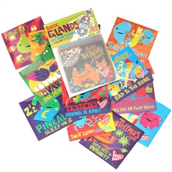 'These Glands Are Your Glands' I Heart Guts Sticker Pack of 14