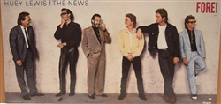 Huey Lewis And The News Fore! Album Promotional Rock Album Poster