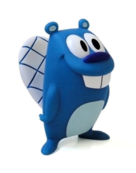 Frigid Beaver Designer Vinyl Mini Figure By Artist Jeff Pidgeon