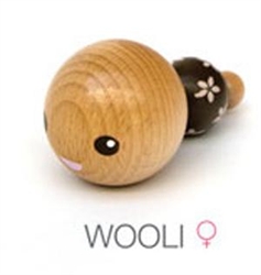 Brown Wooli Jibibut - Cararra Collection Wood Figure by Noferin