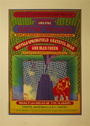 Buffalo Springfield, Grateful Dead, and Blue Cheer Concert Poster - John Van Hamersveld