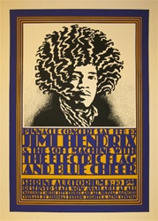 Jimi Hendrix Poster - John Van Hamersveld