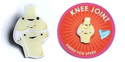 Knee Joint Lapel Pin - Kneed For Speed!