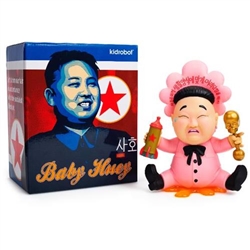 Baby Huey Pink Vinyl Toy Figure Frank Kozik Kidrobot