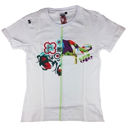 Ladies' Blazes Wolf (White) T-Shirt by Nanospore