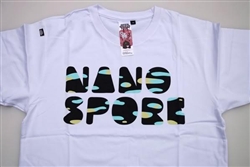 Ladies' Nanospore Logo (White) T-Shirt by Nanospore