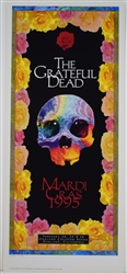 Grateful Dead Mardi Gras Original Limited Edition Concert Poster Troy Alders