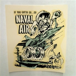 Ed "Big Daddy" Roth Naval Air Original 1966 Decal Sticker