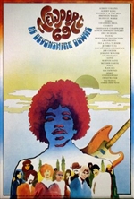 Newport Festival Jimi Hendrix Rock Concert Poster