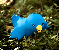 Ollie the Twitter Bird - Blue Version