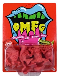 Omfg Series 4 Flesh Edition October Toys Mini Figures Set Of 5