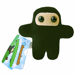 Pocket Ninja Classic Black Plush