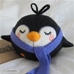 'NomNom' Purple Scarf Series 2 Pygmy Penguin Plush Figure