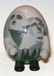 United States of Qee - South Dakota for President Egg