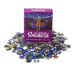 Ron English "Double Vision Starry Night" Jigsaw Puzzle