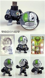 Roboner Trexi Vinyl Figure 2GB Flash Drive and Stamp Set by Play Imaginative Toys