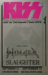 KISS Concert Poster - Long Beach / San Diego