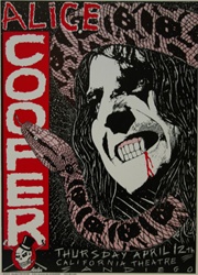 Alice Cooper Poster - California Theatre