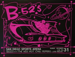 B-52's Poster - San Diego Concert