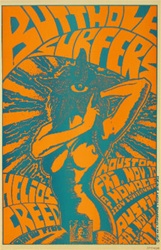 Butthole Surfers & Helios Creed Concert Poster