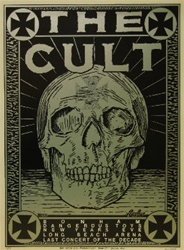 The Cult, Bonham, & Dangerous Toys Concert Poster