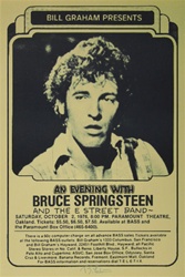 Bruce Springsteen and the E Street Concert Poster - Randy Tuten