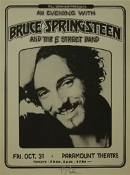 Bruce Springsteen and the E Street Concert Poster - Randy Tuten