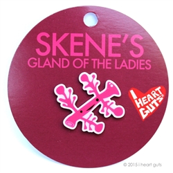 Skene's Lapel Pin Urine My Heart! I Heart Guts Gland Of The Ladies