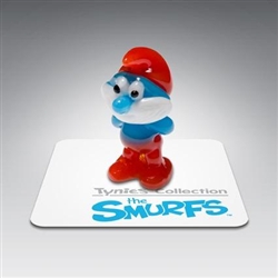 Papa Smurf The Smurfs Tynies Mini Glass Figurine