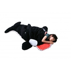 Snore-Ca Kids Giant Killer Whale Sleeping Bag / Designer Plush