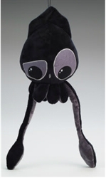 LARGE Confused Black Squib Plush by Squib Kid Ink