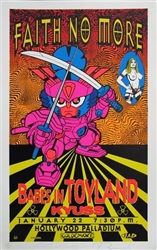 Taz Faith No More Silkscreen Rock Concert Poster Signed Numbered Kyuss