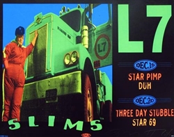 Taz L7 Original Silkscreen Rock Concert Poster Signed Numbered