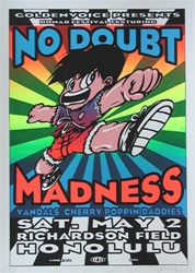 No Doubt Silkscreen Poster - Taz